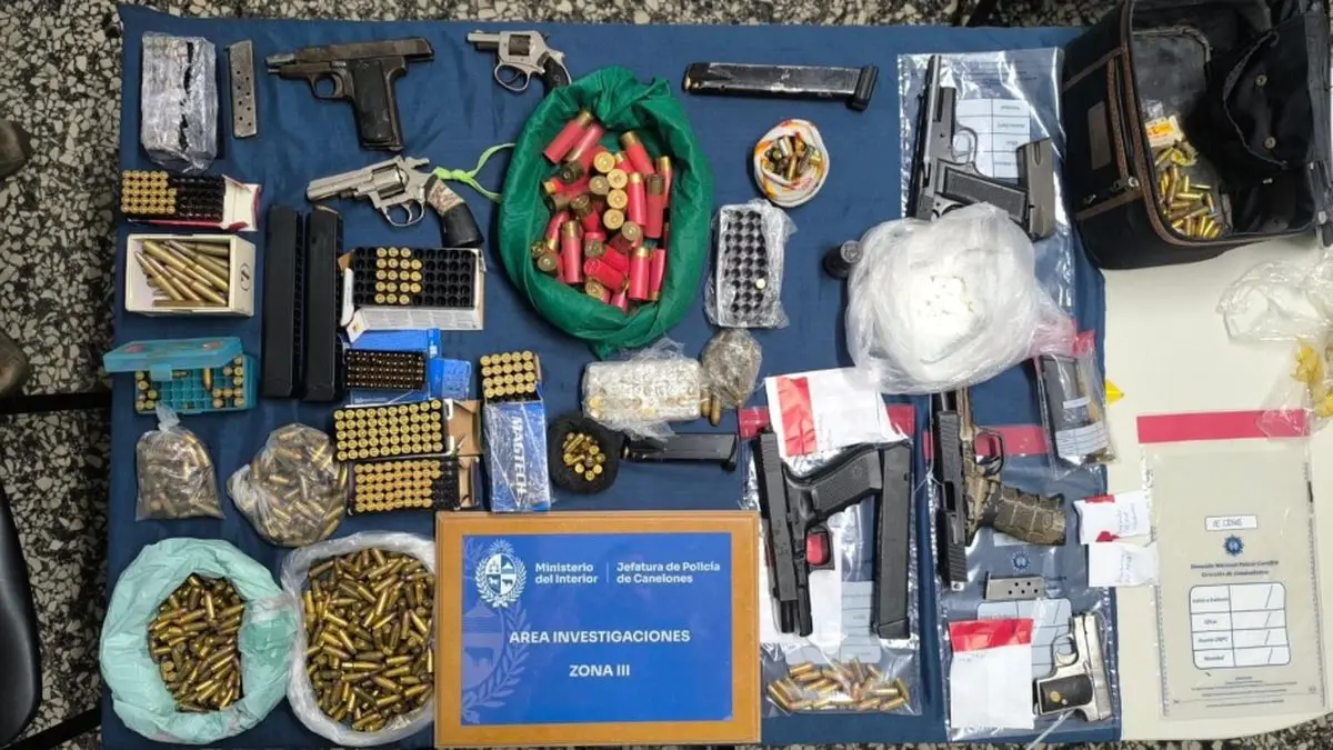 Policía incauta varias armas de fuego y 1200 municiones tras persecución en El Pinar
