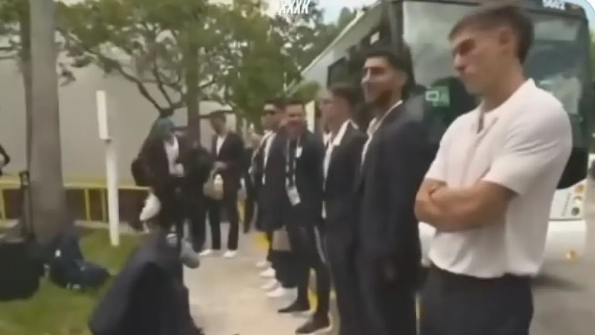 Perros antidrogas revisaron a jugadores de Uruguay antes de partido con Arabia