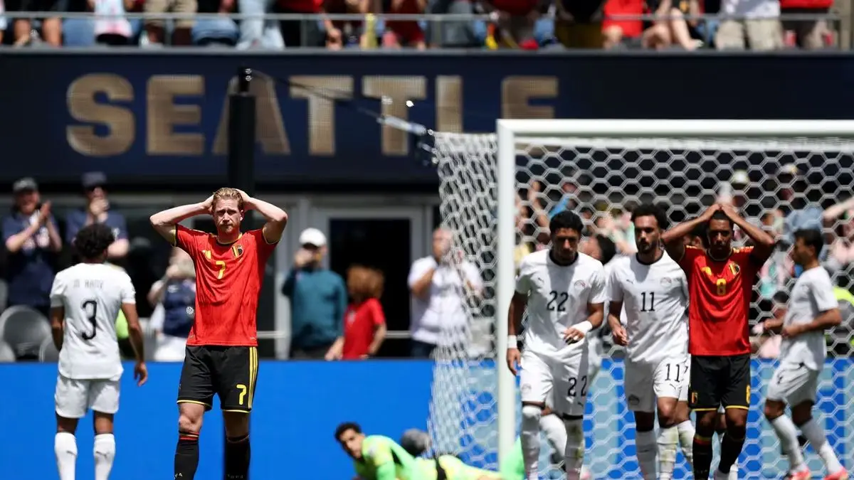 Egipto sorprendió e igualó ante Bélgica