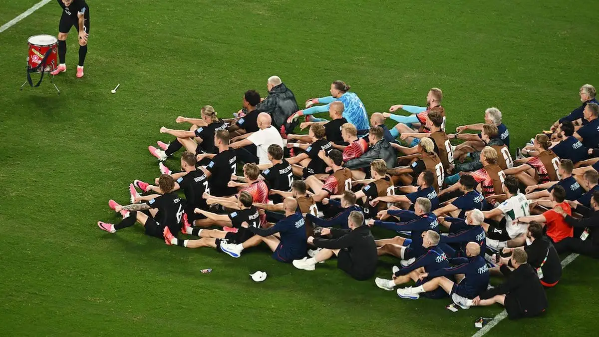 El impresionante festejo de Noruega tras su clasificación en el Mundial
