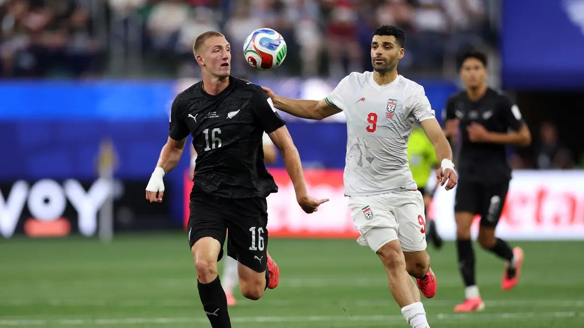 Irán y Nueva Zelanda igualaron en un partido muy entretendio