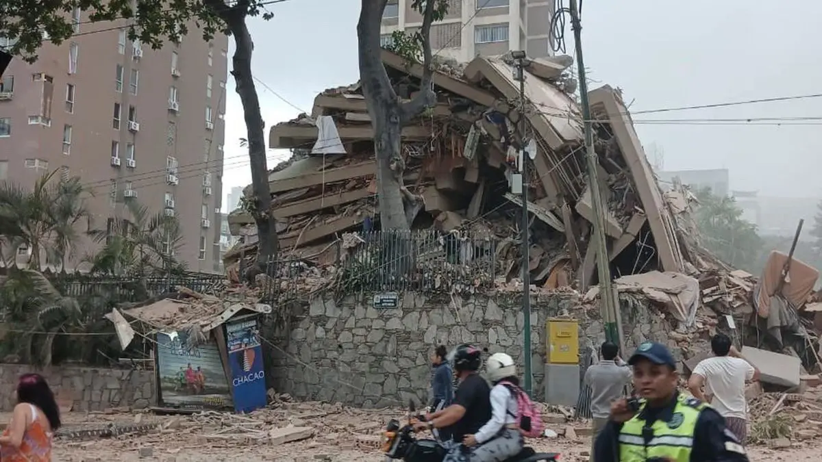 Sismo de 7,1 sacude Caracas y la región norte de Venezuela; hay alerta de tsunami