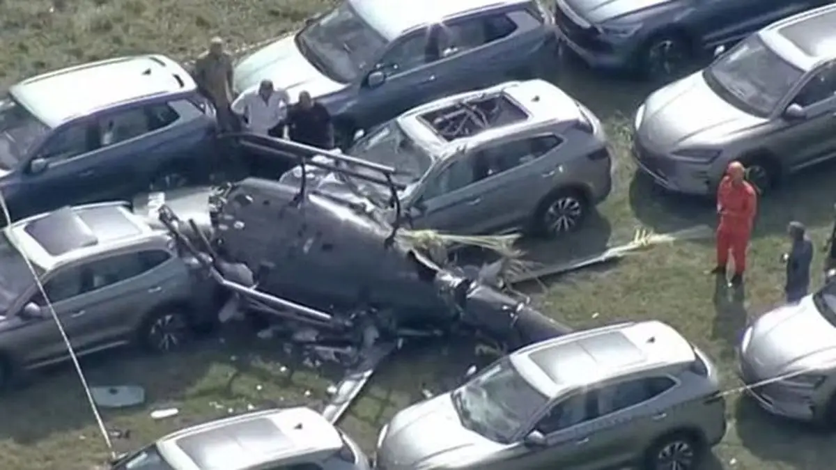 Seis personas mueren al chocar dos helicópteros en el aire sobre Río de Janeiro