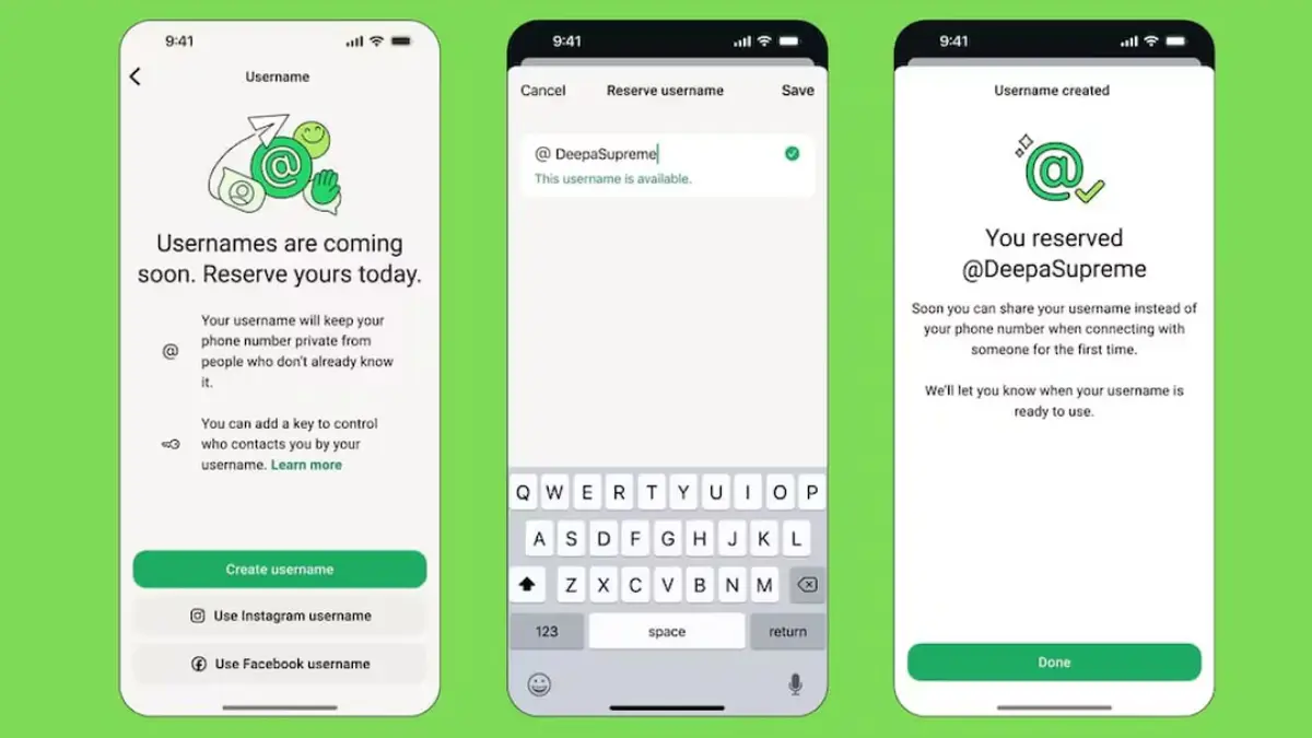 WhatsApp ya lanzó los nombres de usuario: cómo reservar uno y para qué sirven