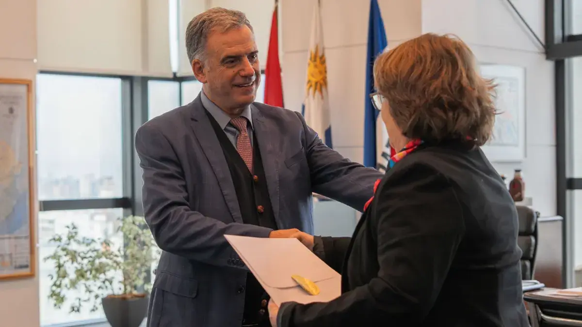 Orsi recibió cartas credenciales de embajadora de Cuba