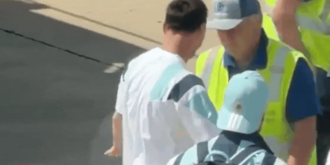 VIDEO | El estricto control al que fueron sometidos Lionel Messi y toda la Selección argentina en el aeropuerto de Kansas