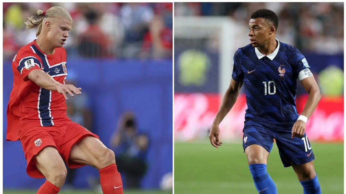 Noruega vs Francia EN VIVO: partidazo por el primer puesto del grupo y con Mbappé y Haaland buscando goles para superar a Messi