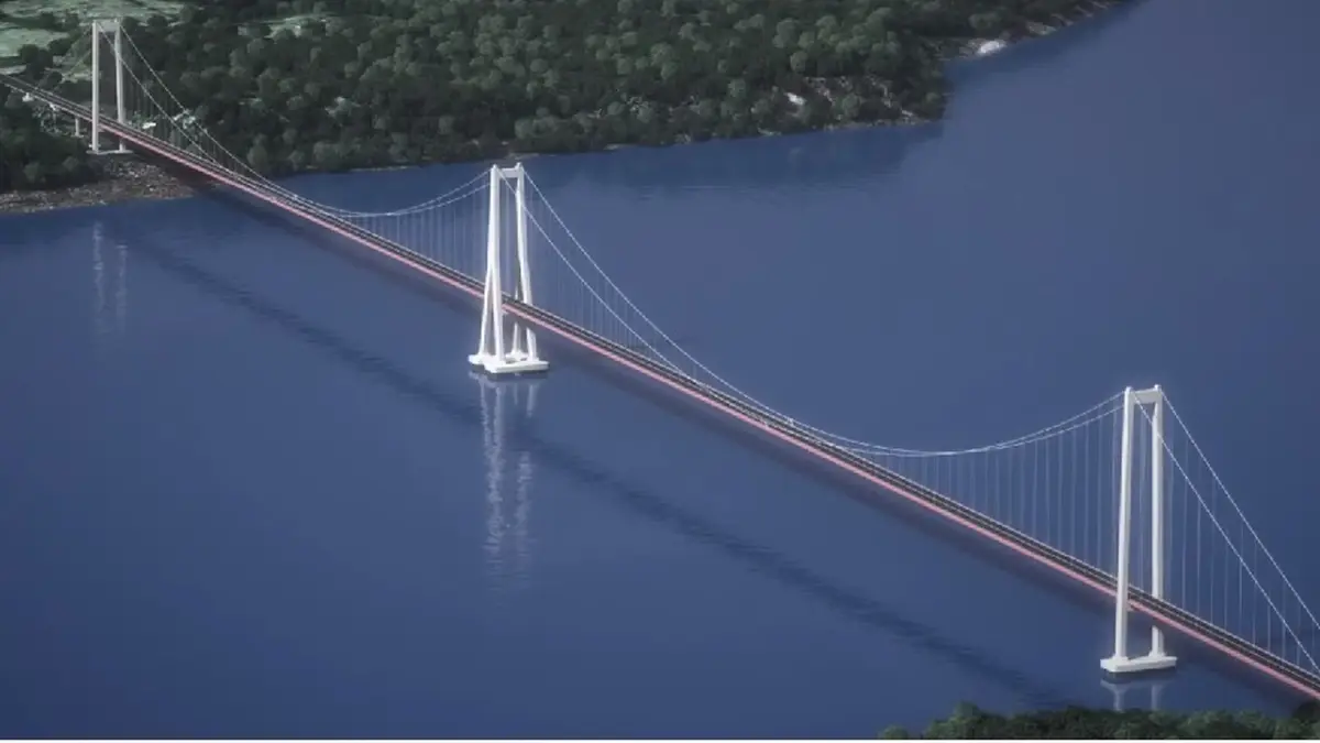 Construyen uno de los puentes colgantes más largos de América Latina en el corazón del Cinturón de Fuego del Pacífico