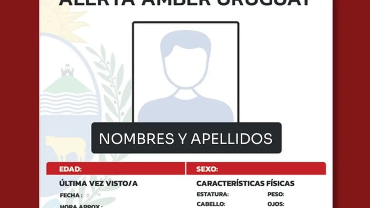 Alerta Amber Uruguay ya tiene redes sociales oficiales: cómo funciona el sistema y cuándo se activa
