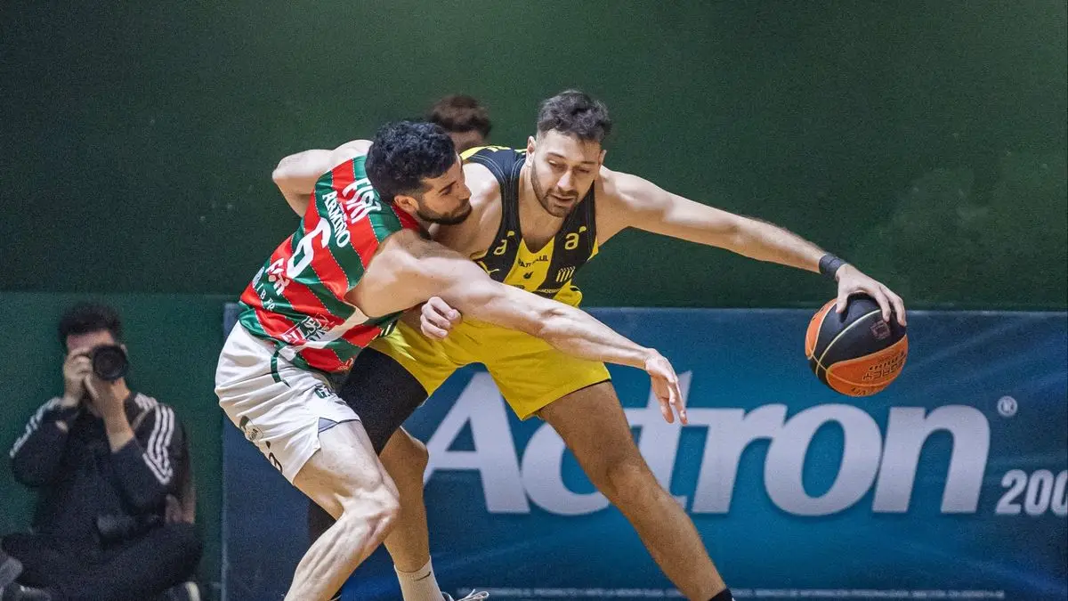 Tercera final de la Liga Uruguya de Básquetbol 2025-2026: Aguada 19-15 Peñarol en final del primer cuarto