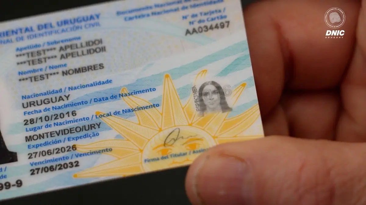 La nueva cédula uruguaya: Interior presentó cambios al documento de identidad y asegura que es más segura contra falsificaciones