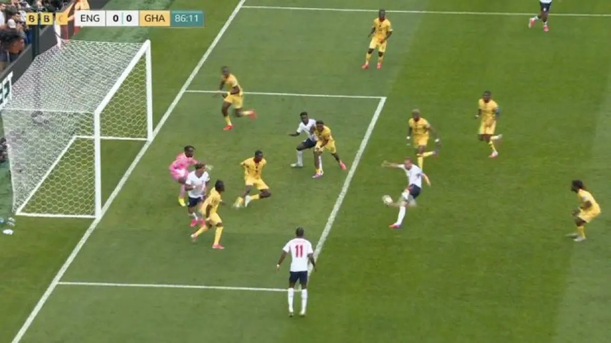Mundial 2026: el increíble gol que se perdió Harry Kane en el empate entre Inglaterra y Ghana; mira el video