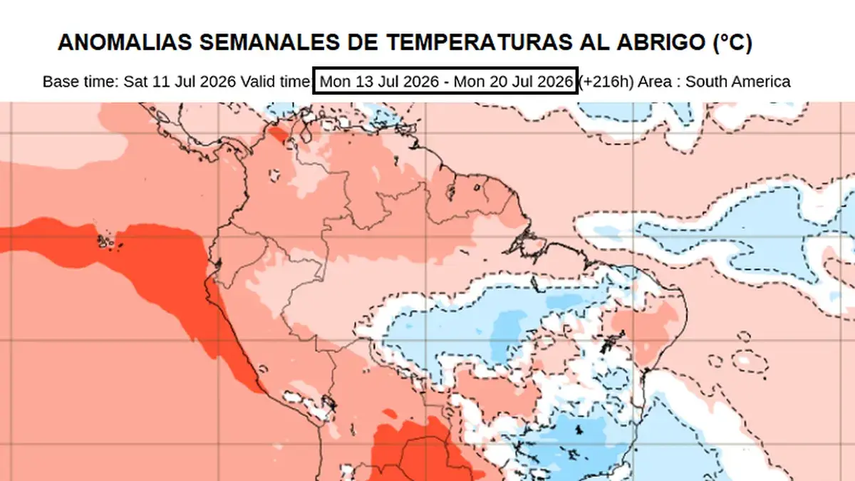 Lluvias y temperaturas más cálidas: pronostican los “primeros coletazos” del fenómeno de “El Niño” en Uruguay