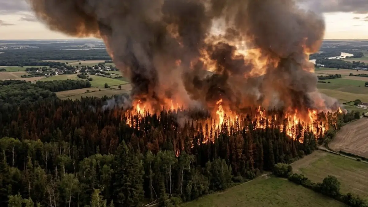 Un incendio arrasa el emblemático bosque de Fontainebleau a las puertas de París