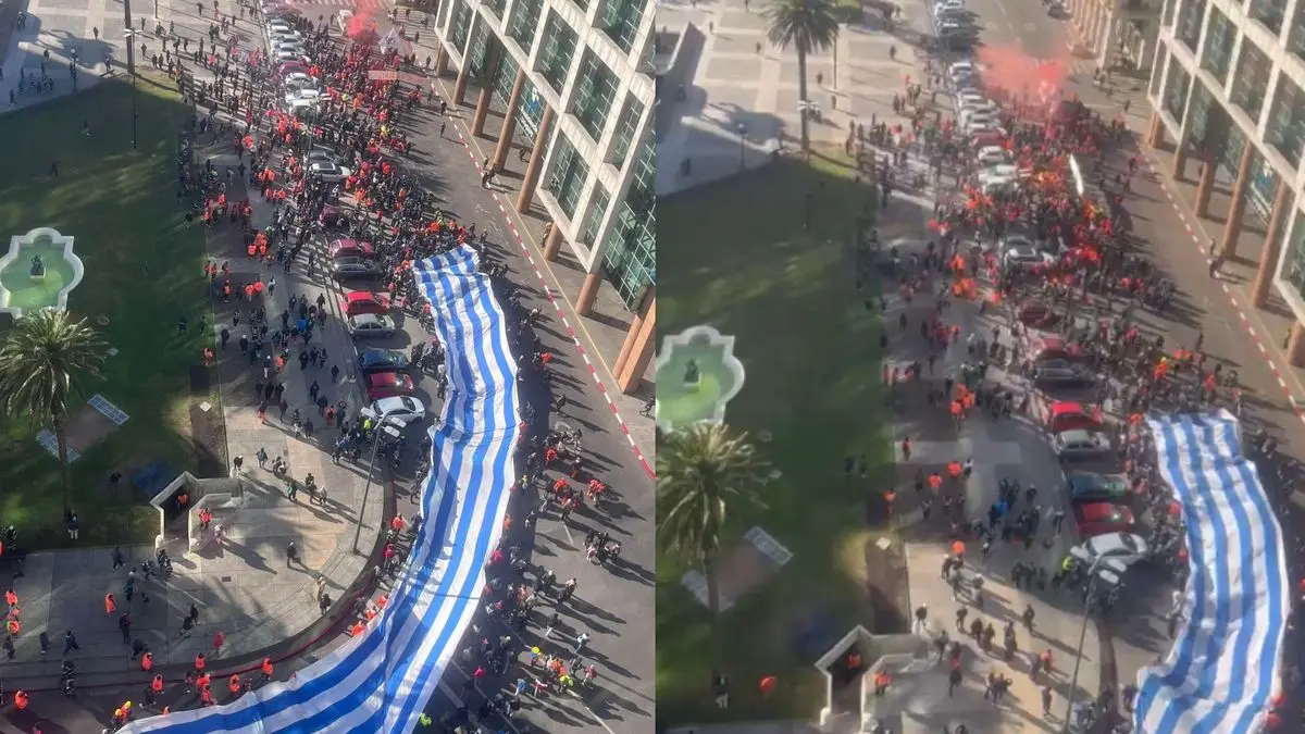 Sunca lleva adelante un paro general con movilizaciones por el Centro de Montevideo: qué reclama el sindicato