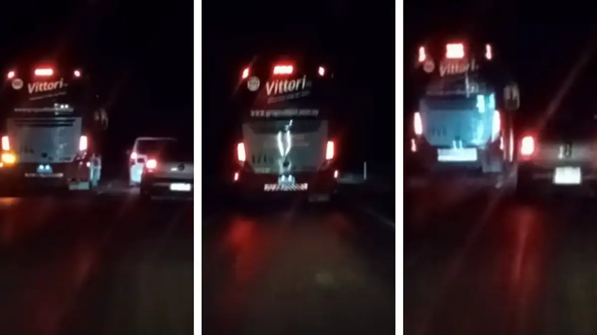 “Nos pasó a 130”: denuncian que ómnibus interdepartamental adelantó a tres vehículos de noche y en una curva