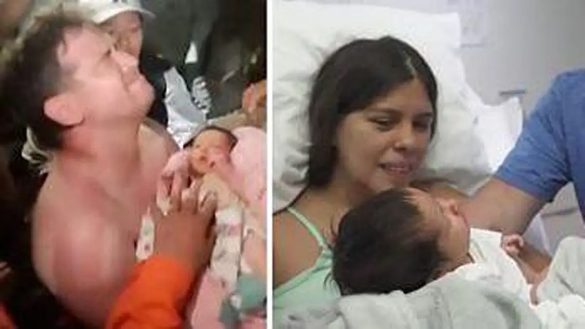 “El bebé fue mi motor para estar despierta y alerta”: la BBC habla con la madre rescatada junto a su hijo de 18 días en Venezuela