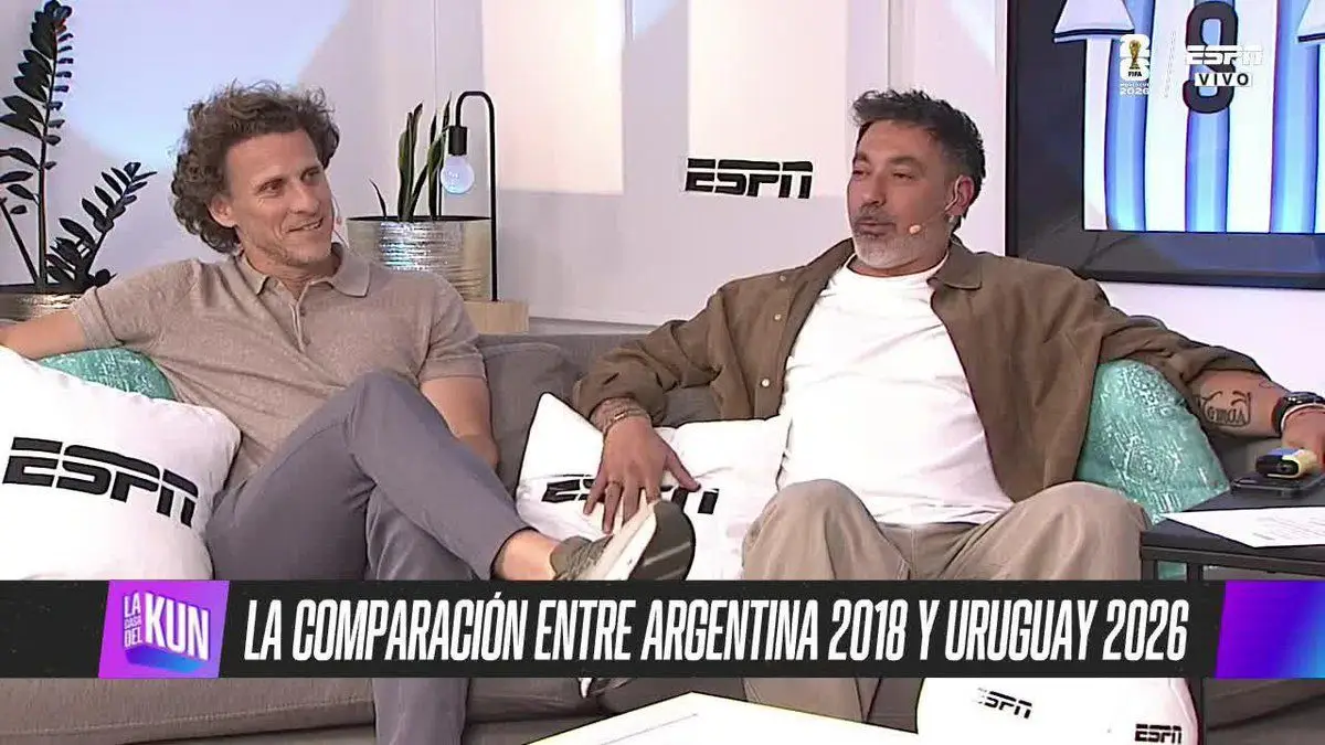 “¿Y si te llaman?”: la respuesta de Diego Forlán al Kun Agüero a la pregunta de si lo contactan para DT de Uruguay, el mensaje que dejó el cambio de Federico Valverde y lo que dijo de Diego Aguirre