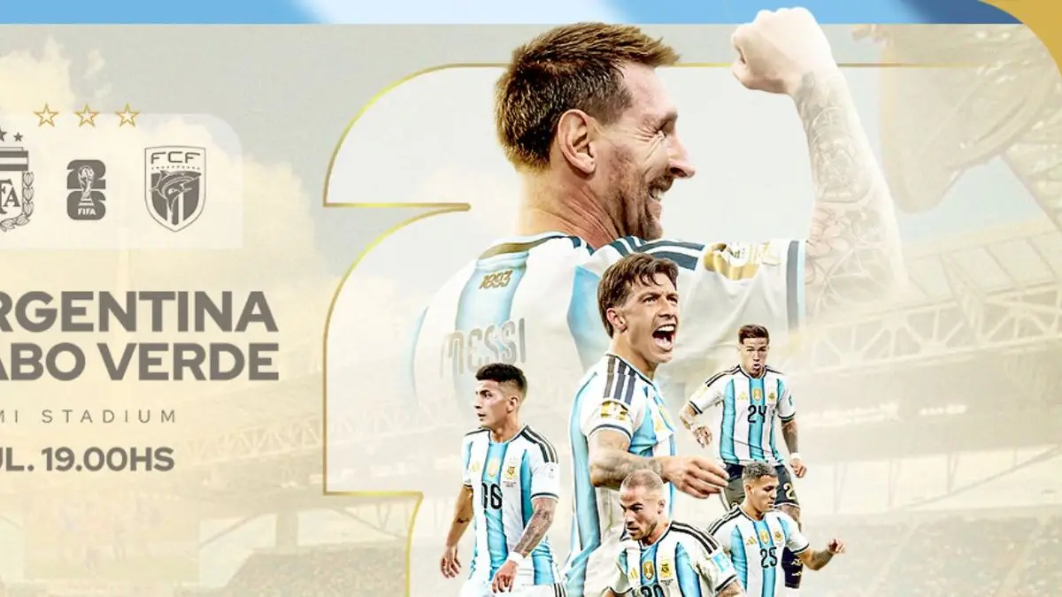 A qué hora juega Argentina vs. Cabo Verde por la Copa Mundial 2026 y dónde verlo EN VIVO
