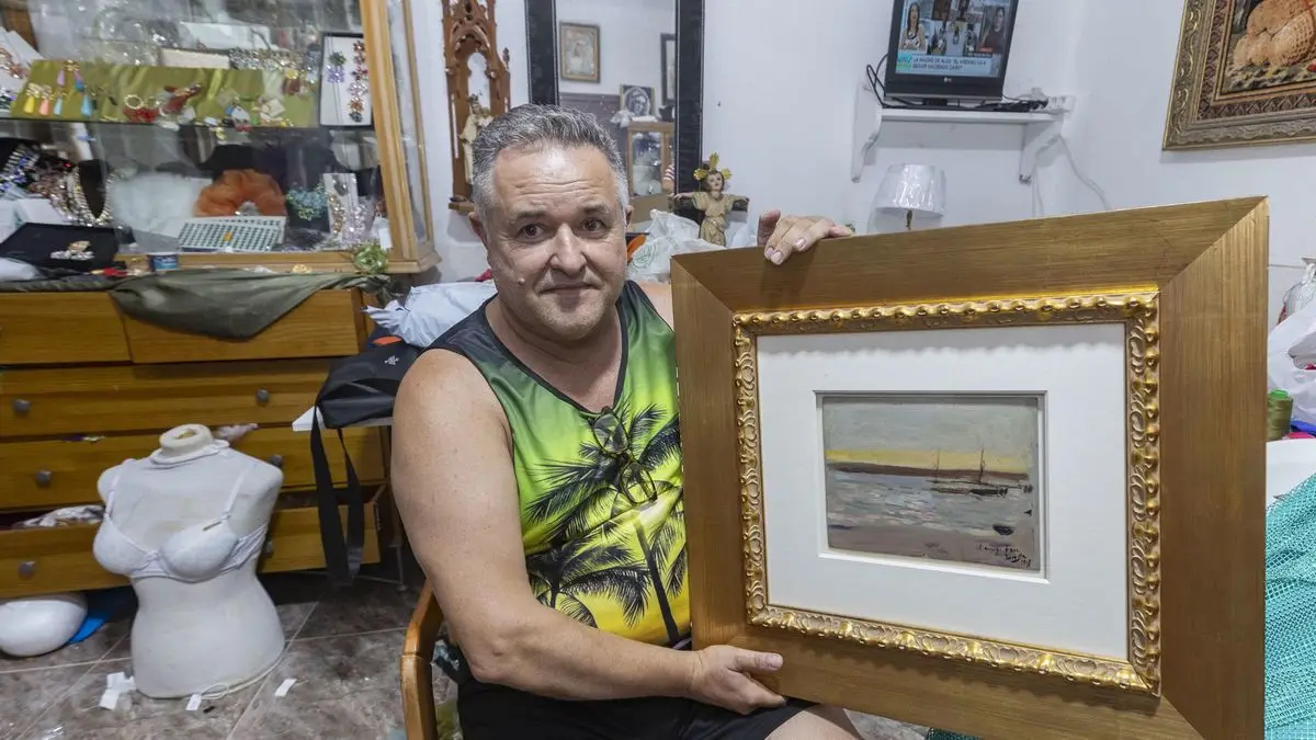 La increíble travesía de un cuadro de Sorolla: de una calle en Sevilla a las manos de un imitador de Lola Flores en Murcia