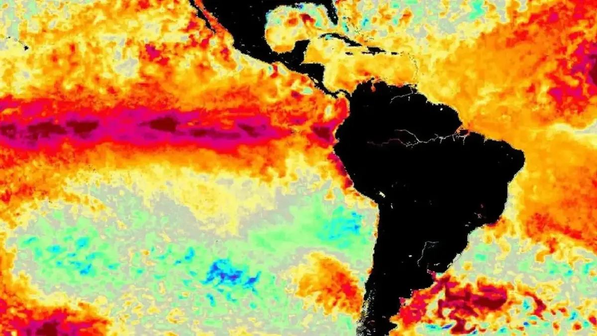 El nivel del mar en el Pacífico se dispara y crecen las señales de un posible “super El Niño”, según Metsul y la NASA