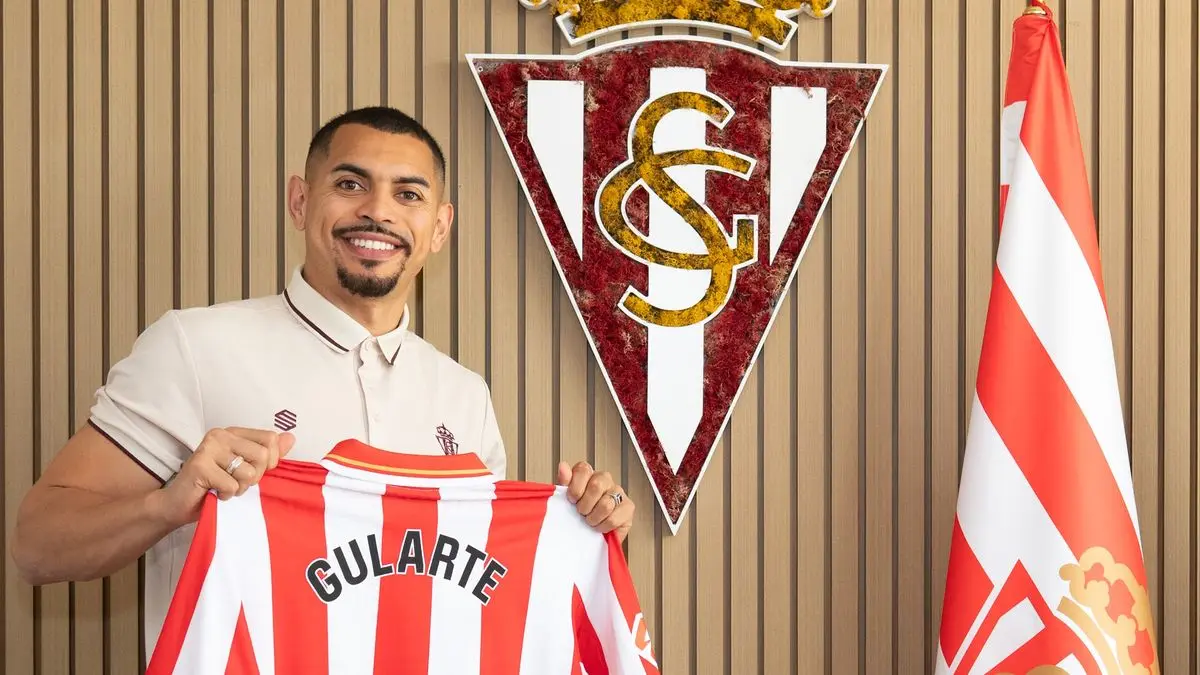 El exjugador de Peñarol Emanuel Gularte es nuevo futbolista del Sporting de Gijón de España, en su primera experiencia en el fútbol europeo