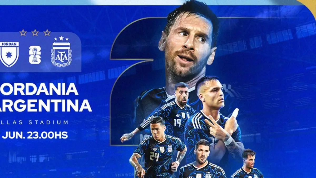 Mundial 2026 | Argentina vs. Jordania EN VIVO: hora del partido, formaciones y transmisión