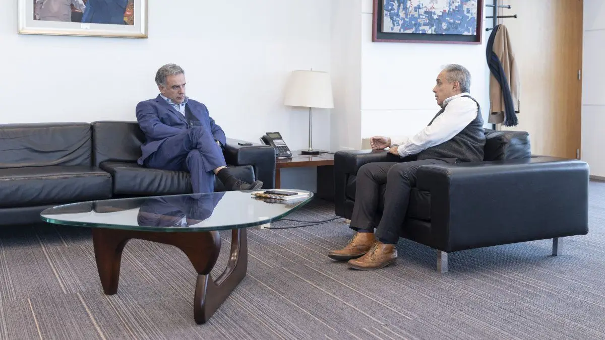 Ruibal se reunió con Orsi y le transmitió “preocupación” por conflictividad laboral en la construcción