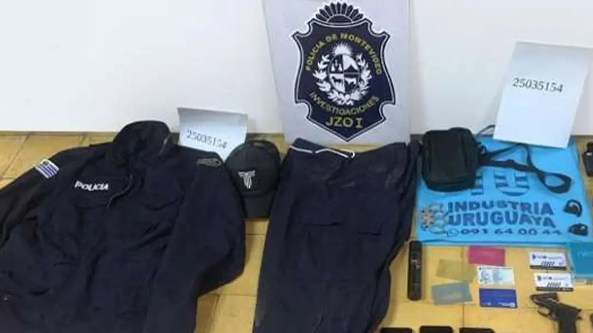 Robó una farmacia en la avenida 18 de Julio vestido de policía y fue atrapado en una parada de la calle Rivera