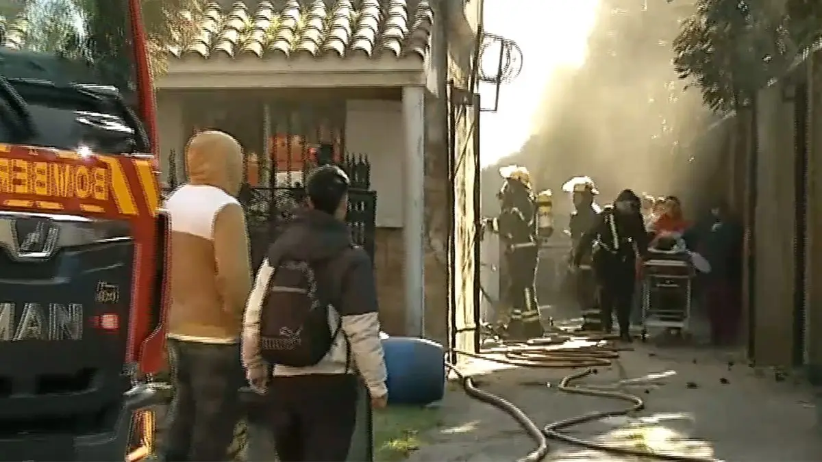 Un incendio afectó el Centro Tarará del Mides en el Prado; cinco personas fueron trasladadas por inhalación de humo