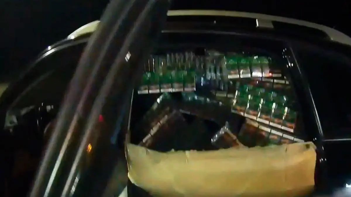 Incautaron 15.800 cajillas de cigarros de contrabando en una camioneta en ruta 5 y detuvieron al conductor