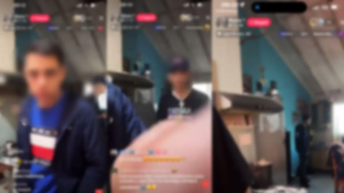 Hacían un vivo en Tiktok mostrando armas, la Policía supo dónde estaban y les rodeó la manzana: hubo disparos y detenidos