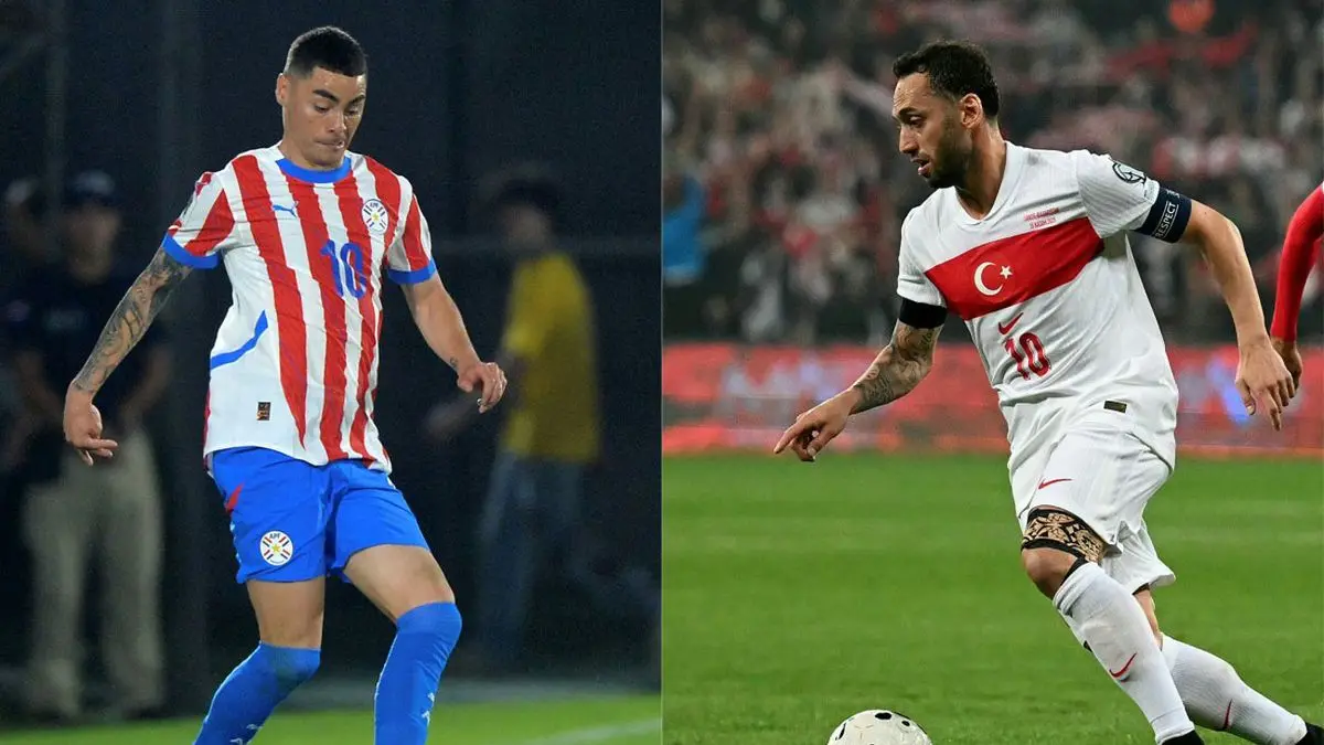 Paraguay le ganó a Turquía y Almirón fue el primero en ser expulsado por hablar tapándose la boca