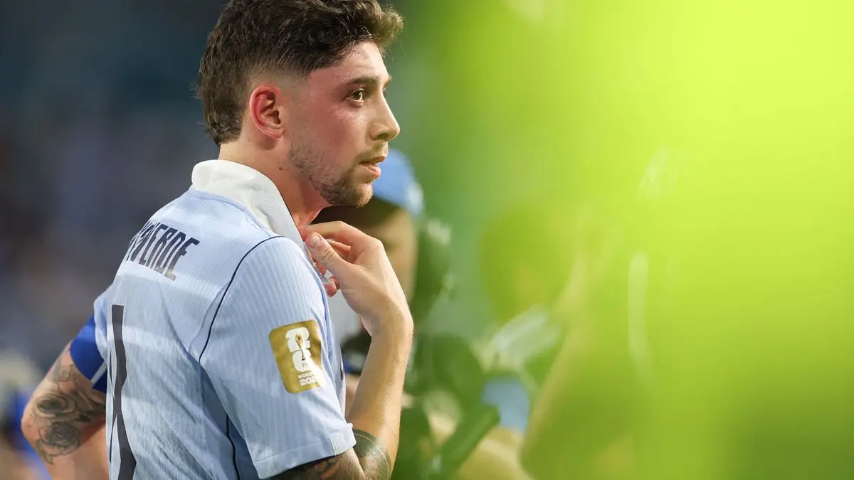 “Me voy frustrado y enojado”: Valverde lamenta el empate de Uruguay ante Arabia Saudita