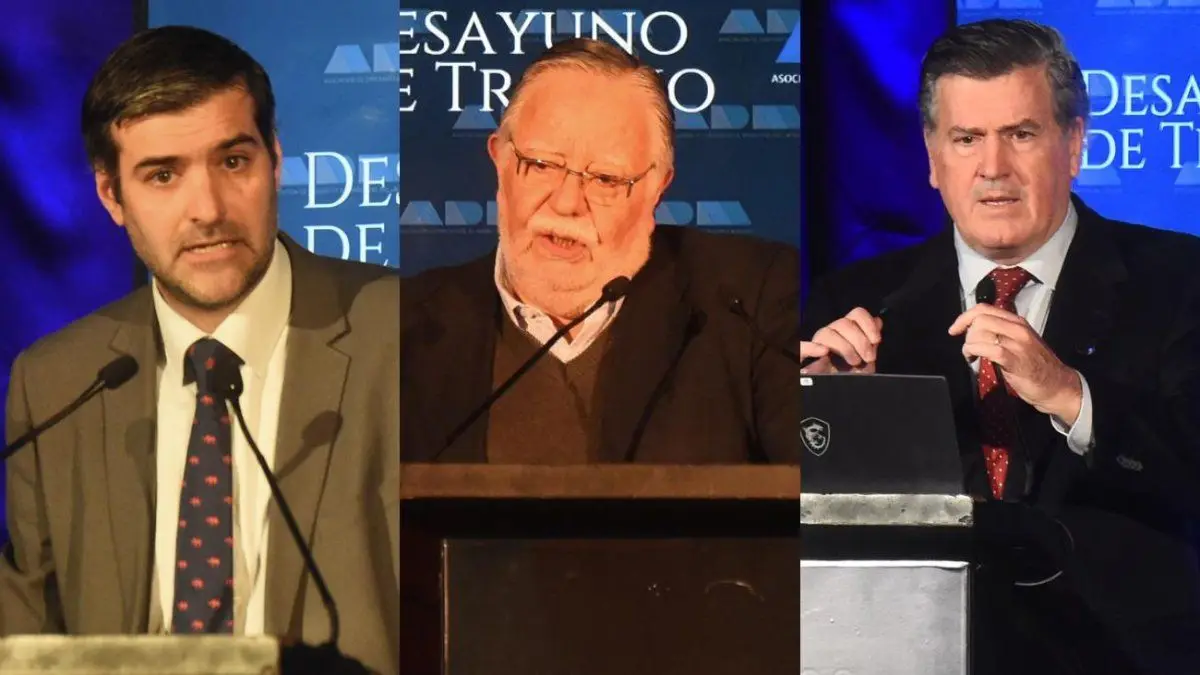 Bordaberry, Bayardi y Martinelli expusieron en ADM, con la seguridad pública como tema sobre la mesa