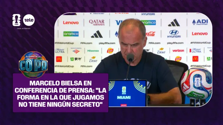 Marcelo Bielsa en conferencia de prensa: 'La forma en la que jugamos no tiene ningún secreto'