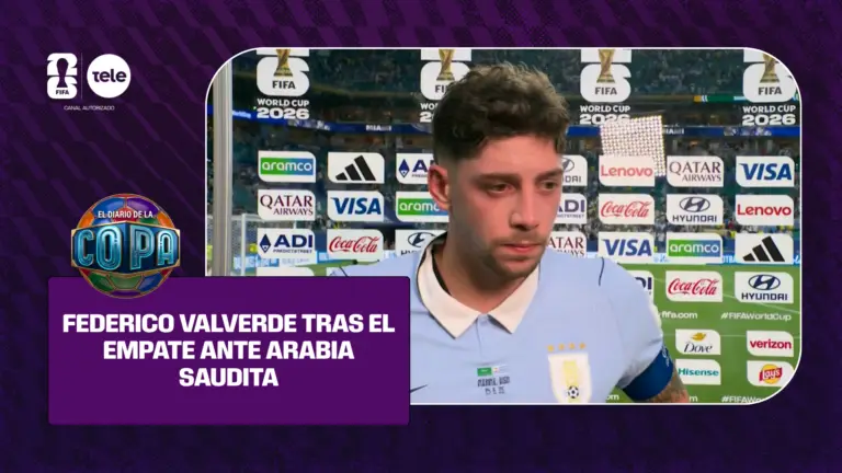 Federico Valverde tras el empate ante Arabia Saudita: 'Frustrado y enojado'