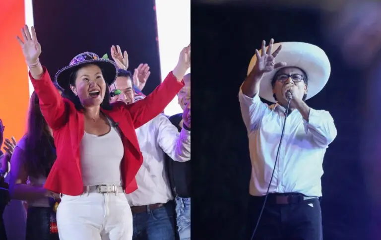Sigue la incertidumbre en Perú: Fujimori volvió a tener una ligera ventaja sobre Sánchez; los separan apenas unos cientos de votos