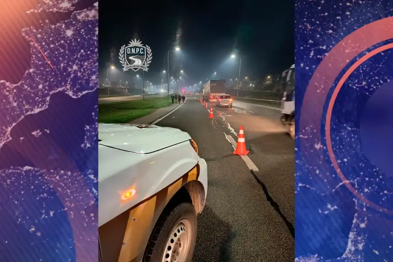 Murió un hombre 54 años que intentaba cruzar caminando la ruta 1, en los accesos; fue atropellado por una moto
