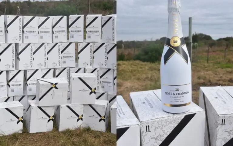 Detuvieron a dos argentinas en un control en ruta 30 y les incautaron casi $2 millones en champagne de contrabando