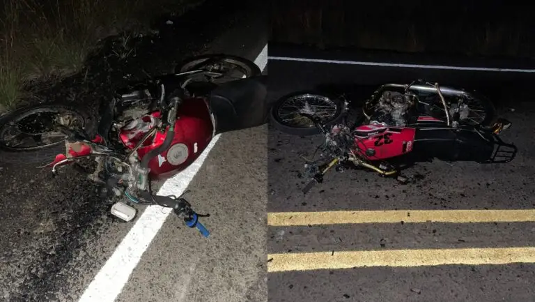 Choque frontal entre dos motos en el ingreso a Pueblo Belén, en Salto, terminó con dos hombres fallecidos