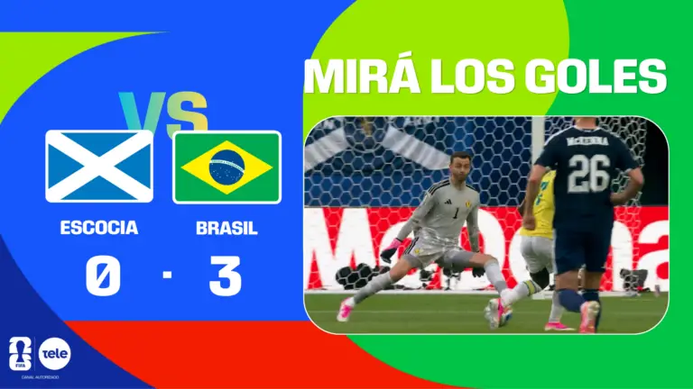 Resumen: Escocia 0 - Brasil 3