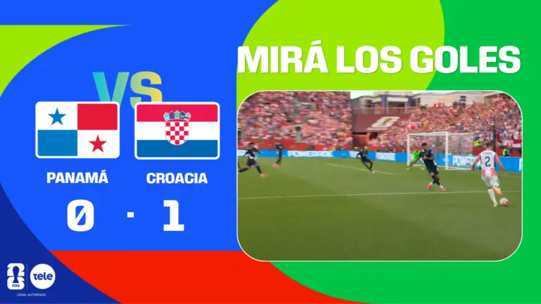 Resumen: Panamá 0 - Croacia 1