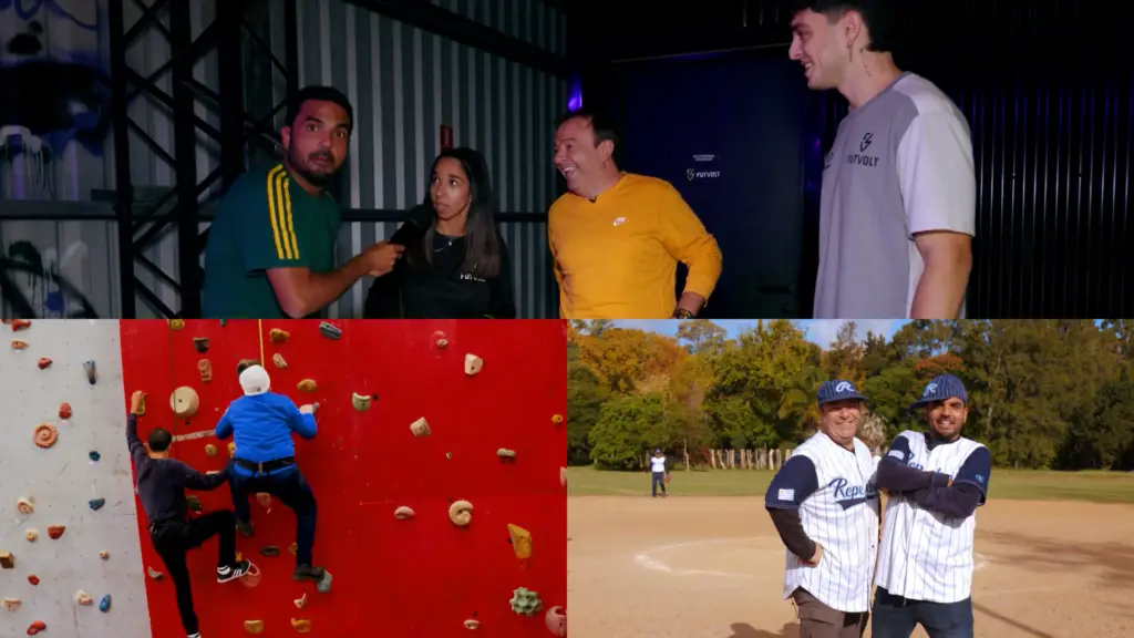Caraduras: muralla, fútbol y softbol