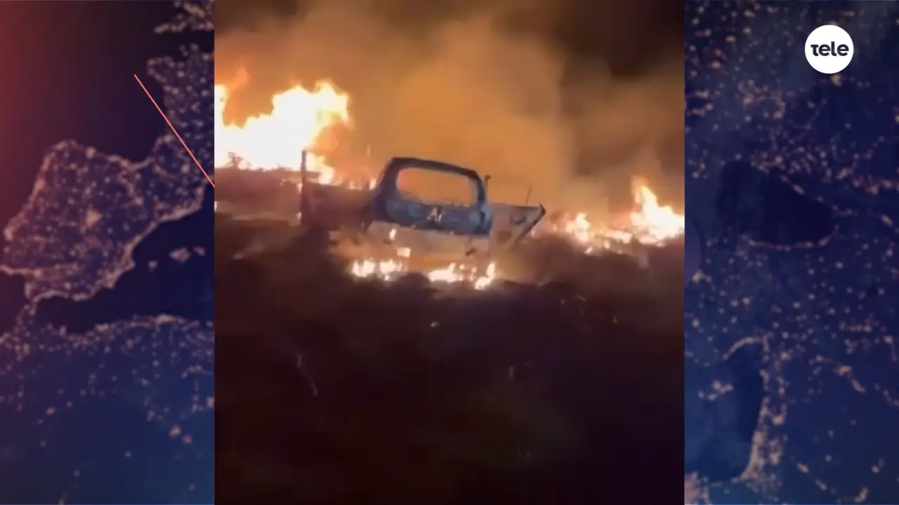 Una pareja fue víctima de una violenta rapiña en Tacuarembó; investigan si los delincuentes incendiaron el auto en el que fugaron