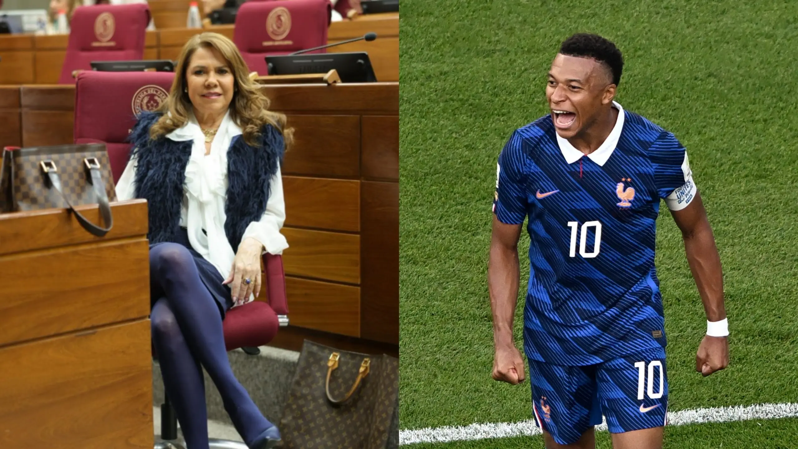 Senadora paraguaya volvió a arremeter contra Mbappé y le advirtió: "No te metas con los paraguayos, acá ya metimos preso a Ronaldinho"