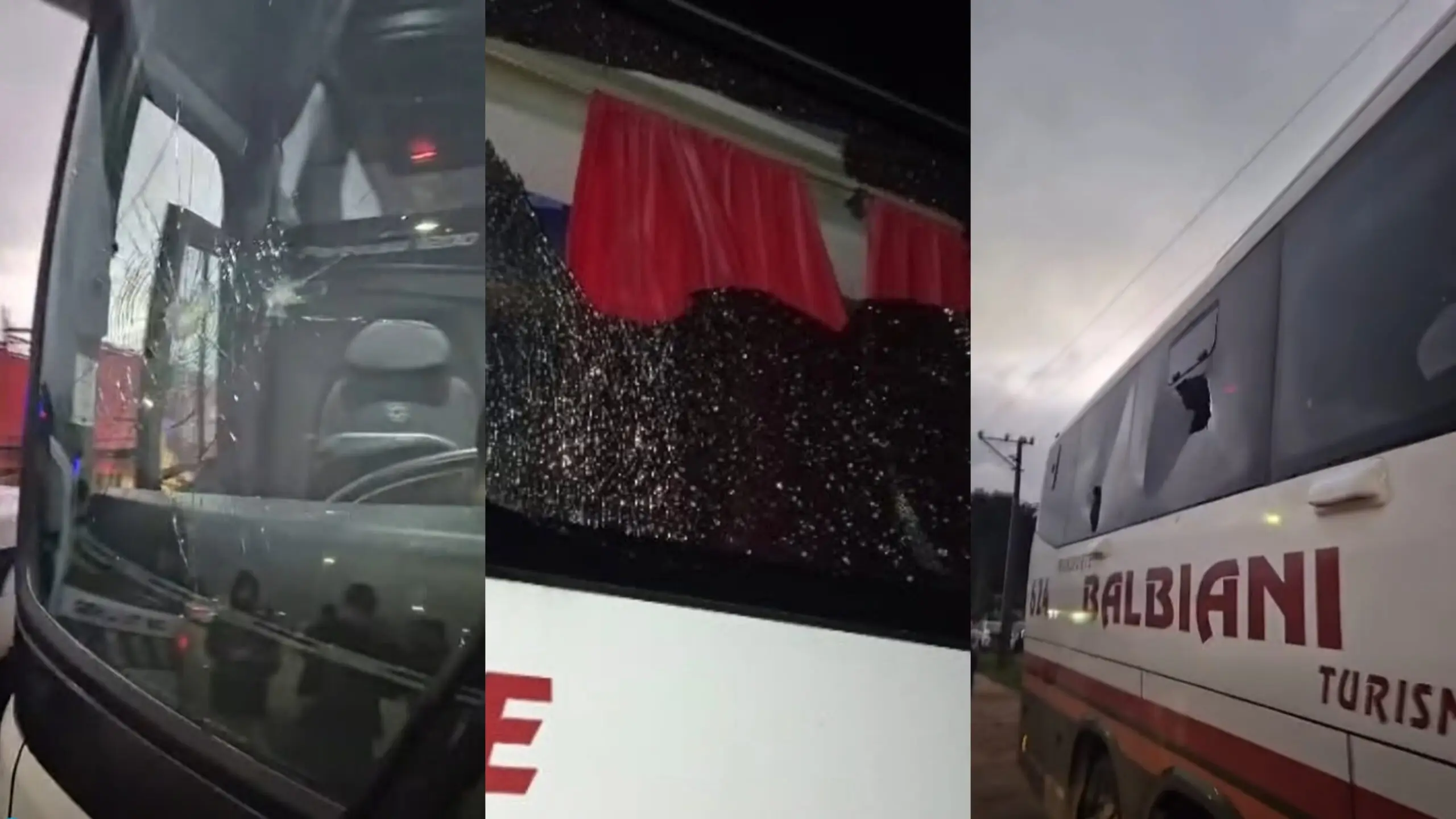 Incidentes en partido de OFI: hinchas apedrearon y rompieron los vidrios de un ómnibus en San Jacinto