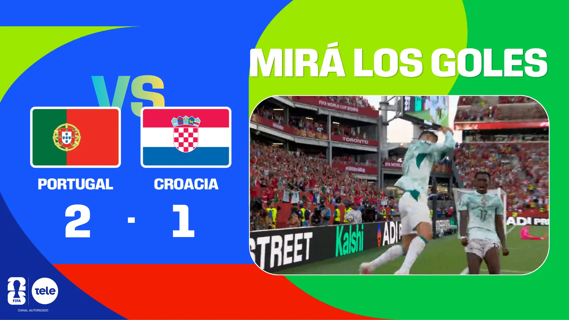 Resumen: Portugal 2 - Croacia 1